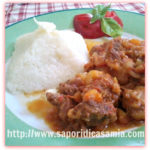 Goulash alla Lucy con risotto all’aglio