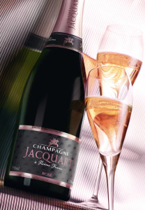 Cuvée Rosé Champagne JACQUART ambiance bd