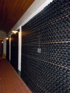 parete bottiglie