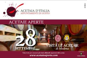 ACETAIE APERTE 28 SETTEMBRE