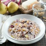 Taleggio : la mantecatura DOP per il risotto con radicchio e pere